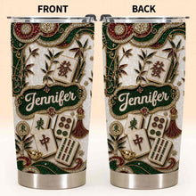 Load image into Gallery viewer, Personalized Mahjong Lover 20oz Stainless Steel Tumbler Gift
