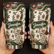 Load image into Gallery viewer, Personalized Mahjong Lover 20oz Stainless Steel Tumbler Gift