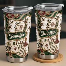 Load image into Gallery viewer, Personalized Mahjong Lover 20oz Stainless Steel Tumbler Gift