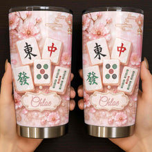 Load image into Gallery viewer, Personalized Cherry Blossom Tumbler Custom Name 20oz Gift for Mom
