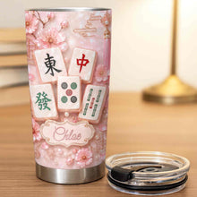 Load image into Gallery viewer, Personalized Cherry Blossom Tumbler Custom Name 20oz Gift for Mom