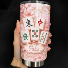 Load image into Gallery viewer, Personalized Cherry Blossom Tumbler Custom Name 20oz Gift for Mom