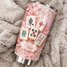 Load image into Gallery viewer, Personalized Cherry Blossom Tumbler Custom Name 20oz Gift for Mom