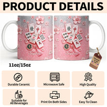 Load image into Gallery viewer, Personalized Mahjong Tiles Coffee Mug Custom Gift for Mom