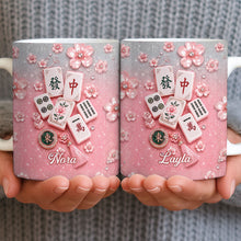 Load image into Gallery viewer, Personalized Mahjong Tiles Coffee Mug Custom Gift for Mom