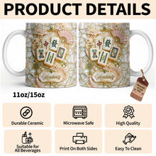 Load image into Gallery viewer, Personalized Mahjong Tile Coffee Mug Custom Gift for Mom
