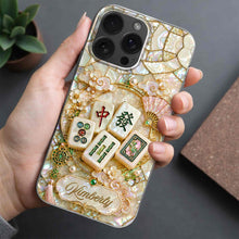 Load image into Gallery viewer, Personalized Floral Clear Phone Case Custom Name Gift for Mom