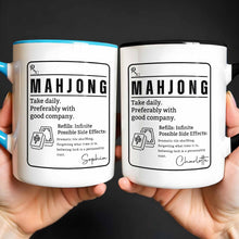 Load image into Gallery viewer, Personalized Mahjong Accent Mug Custom Gift for Friends