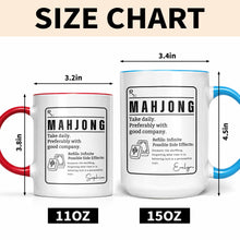 Load image into Gallery viewer, Personalized Mahjong Accent Mug Custom Gift for Friends