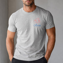 Load image into Gallery viewer, Personalized Game Night T-Shirt Custom Name Mahjong Design