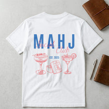 Load image into Gallery viewer, Personalized Game Night T-Shirt Custom Name Mahjong Design