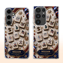 Load image into Gallery viewer, Personalized Clear Phone Case 4th of July Freedom Design
