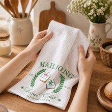 Load image into Gallery viewer, Personalized Mahjong Kitchen Towel Custom Gift for Game Night