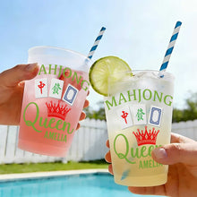 Load image into Gallery viewer, Personalized Mahjong Queen Frosted Cups Custom Design Gift