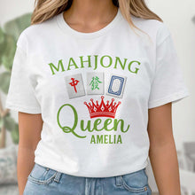 Load image into Gallery viewer, Personalized Mahjong Queen T-shirt and Hoodie Gift for Her