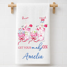 Load image into Gallery viewer, Personalized Kitchen Towel Custom Name for Game Night Enthusiasts