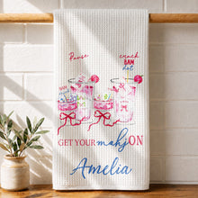 Load image into Gallery viewer, Personalized Kitchen Towel Custom Name for Game Night Enthusiasts
