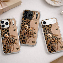 Load image into Gallery viewer, Personalized Clear Phone Case Turtle Love Hearts Custom Gift