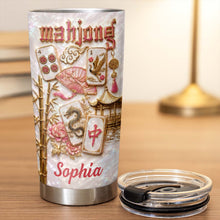 Load image into Gallery viewer, Personalized Mahjong 20oz Stainless Steel Tumbler Gift for Game Lovers
