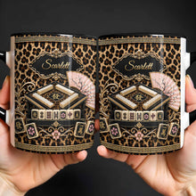 Load image into Gallery viewer, Personalized Mahjong Queen Accent Mug Custom Name Gift
