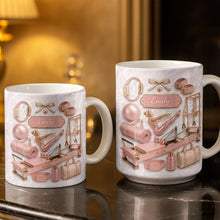 Load image into Gallery viewer, Personalized Pilates Girl Coffee Mug Custom Name Gift for Her