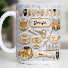 Load image into Gallery viewer, Personalized Glamorous Nail Artist Mug Custom Gift for Her