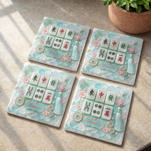 Load image into Gallery viewer, Personalized Square Ceramic Coaster Custom Name Gift for Hobbyists