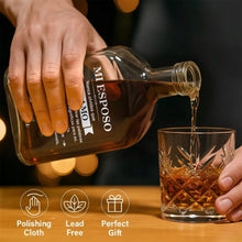 Load image into Gallery viewer, Personalized Whiskey Bottle Custom Name Heart Design Gift for Husband