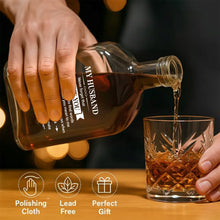 Load image into Gallery viewer, Personalized Whiskey Bottle Custom Heart Arrow Gift for Husband