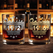 Load image into Gallery viewer, Personalized 3D Effect Whiskey Glass Custom Gift for Dad