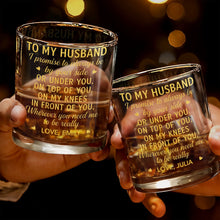 Load image into Gallery viewer, Personalized Custom Whiskey Glass Gift for Husband - Elegant Design
