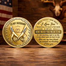 Load image into Gallery viewer, Personalized Commemorative Coin for Husband Anniversary Gift