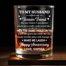 Load image into Gallery viewer, Personalized Custom Whiskey Glass for Husband - Elegant Gift