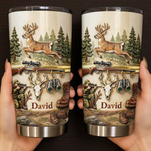 Load image into Gallery viewer, Personalized Hunting Tumbler Custom Name Gift for Dad 20oz