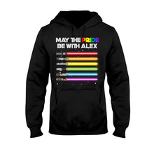 Load image into Gallery viewer, Personalized LGBT Pride T-shirt & Hoodie with Custom Name