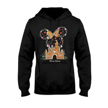 Load image into Gallery viewer, Personalized Merry Christmas Mouse T-shirt & Hoodie Custom Name Gift