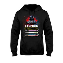Load image into Gallery viewer, Personalized Star Wars Father T-shirt and Hoodie Gift