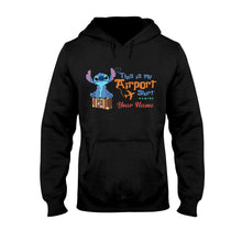 Load image into Gallery viewer, Personalized Ohana Airport T-shirt & Hoodie Custom Name Gift