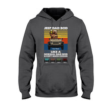 Load image into Gallery viewer, Personalized Jeep Dad Bod T-shirt & Hoodie Custom Name Gift