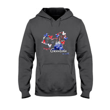 Load image into Gallery viewer, Personalized Happiest Grandma Independence Day T-shirt & Hoodie Gift