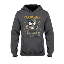 Load image into Gallery viewer, Personalized Couple T-shirt and Hoodie with Custom Names for Anniversary