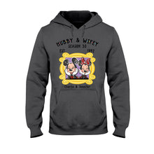 Load image into Gallery viewer, Personalized Couple T-shirt and Hoodie with Cute Design for Anniversary