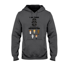 Load image into Gallery viewer, Personalized Father's Day T-shirt with Custom Names & Darth Vader Design
