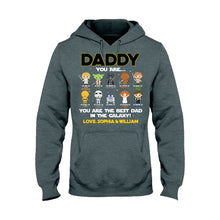 Load image into Gallery viewer, Personalized Father's Day T-shirt with Star Wars Design Gift for Dad