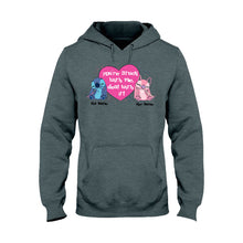 Load image into Gallery viewer, Personalized Couple T-shirt and Hoodie You're Stuck With Me Gift