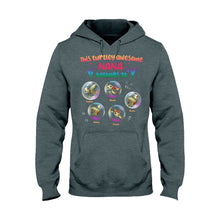Load image into Gallery viewer, Personalized Turtley Awesome Nana T-shirt Custom Family Gift