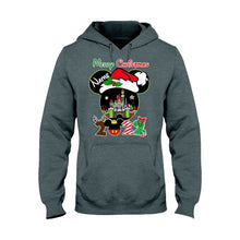 Load image into Gallery viewer, Personalized Christmas Mouse T-shirt & Hoodie Custom Name Gift
