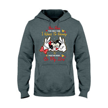 Load image into Gallery viewer, Personalized Couple T-shirt & Hoodie Custom Name Gift