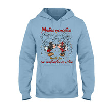 Load image into Gallery viewer, Personalized Mickey Mouse T-Shirt & Hoodie with Custom Names for Couples