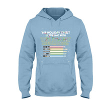 Load image into Gallery viewer, Personalized Christmas Family T-Shirt with Holiday Spirit Design